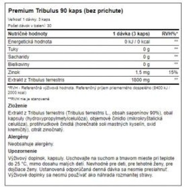 Weider - Premium Tribulus 90 kaps Weider